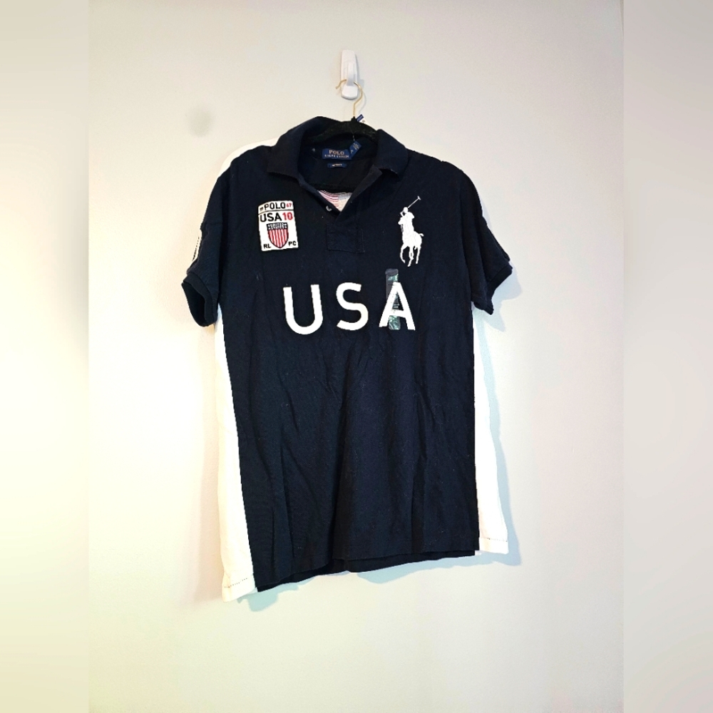 Navy Team USA Ralph Lauren Polo